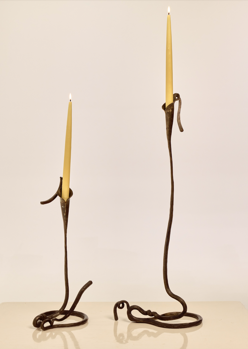 Brass and Lacquered Metal Candelabra by Gunnar Ander for Ystad Metal ( –  Past Lives