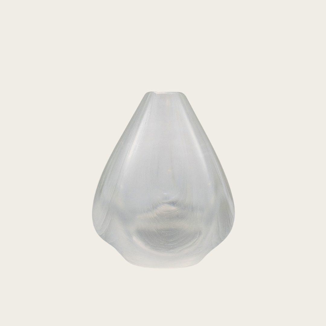 Tear Drop Glass Bud Vase by Hanns and Rainer Model from Stuttgart Workshop