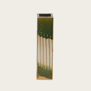 Modernist Japanese Rectangular Ceramic Vase