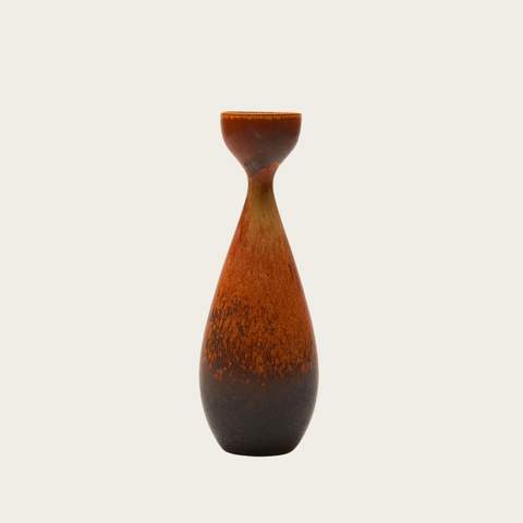 Carl-Harry Stålhane Glazed Oxblood Stoneware Vase for Rörstrand