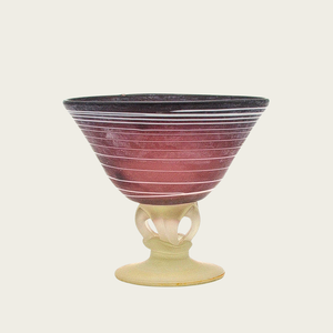 Scavo Footed Bowl in the Style of Archimede Seguso For Murano