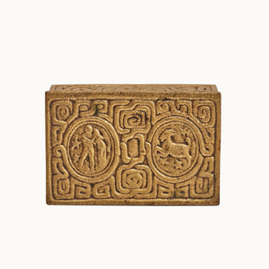 1930's Tiffany Studios Bronze Zodiac Box