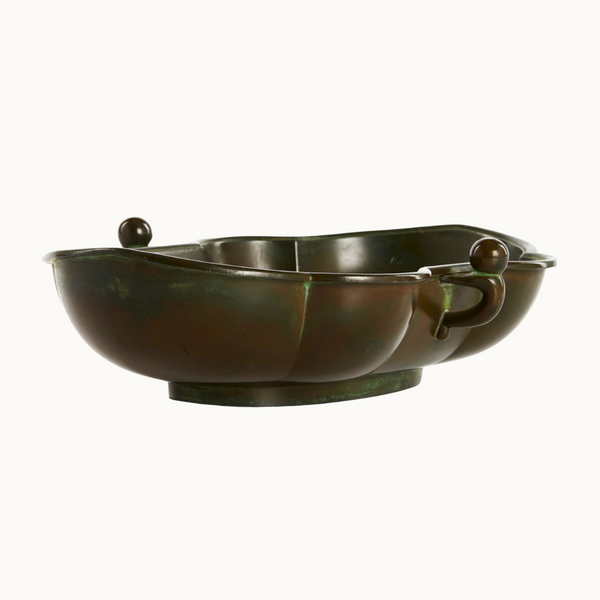 1930's Just Andersen Patinated Bronze Catchall Dish
