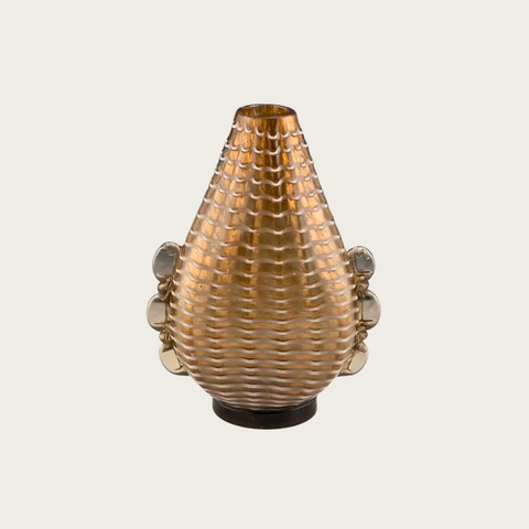 1936 Blown Glass Vase “A Trina” by Ercole Barovier for Murano