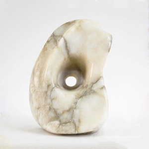 Abstract Modernist Marble Sculpture by Richard Graham