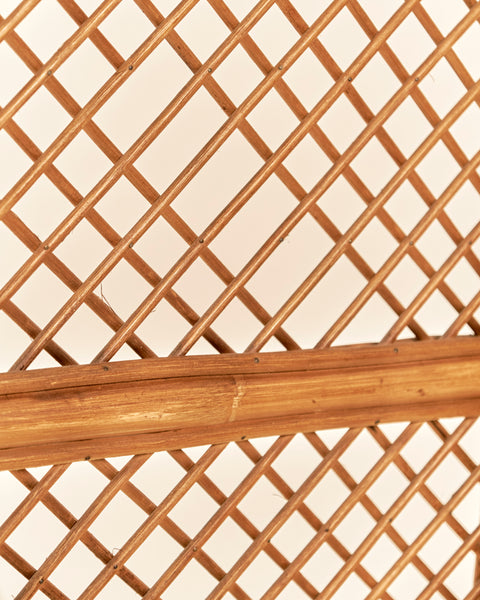 Italian Scalloped Bamboo Room Divider