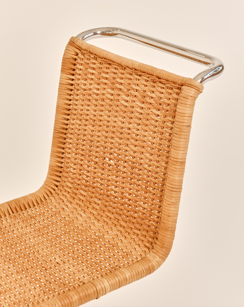 MR 10 Side Chair by Mies Van Der Rohe in Rattan for Stendig (with label)
