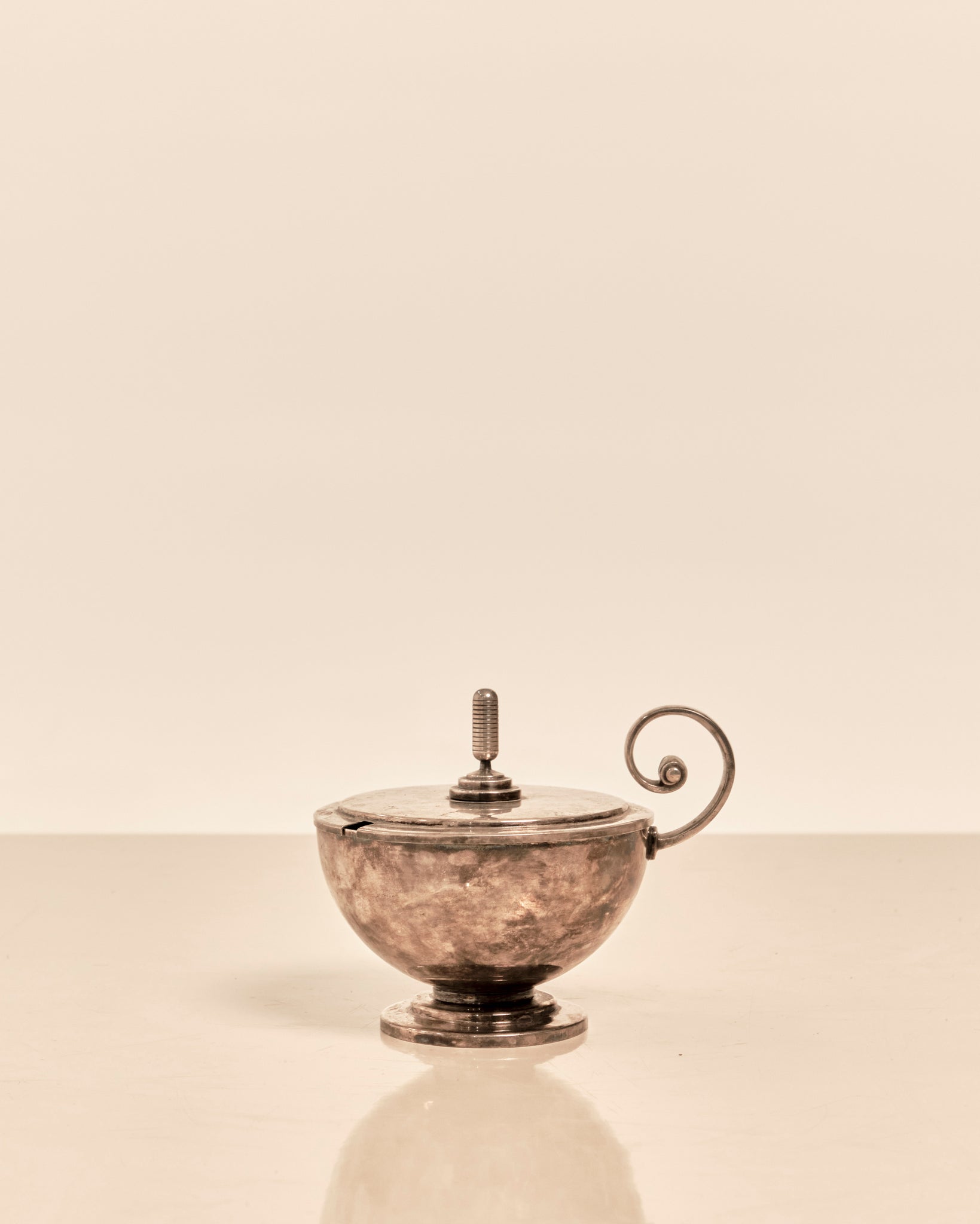 Swedish Art Deco Silver Bowl by C. G. Hallberg