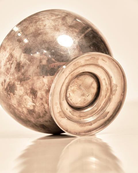 Swedish Art Deco Silver Bowl by C. G. Hallberg