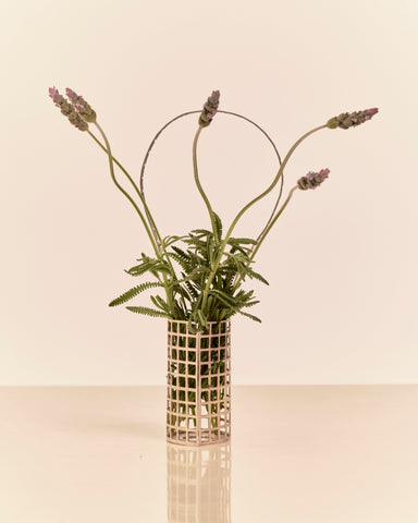 Silver  "Glitterwerk" Flowerbasket by Josef Hoffmann for Wiener Werkstätte