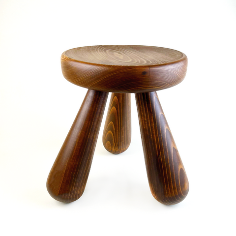 1970's Swedish Round Foot Stool (Short)